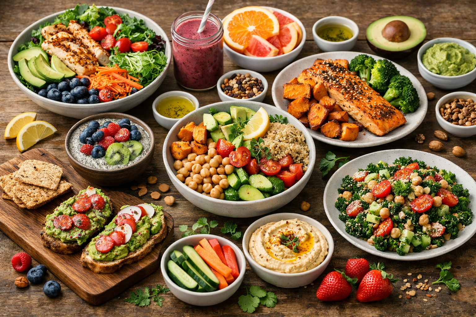 photographic healthy food spread-1