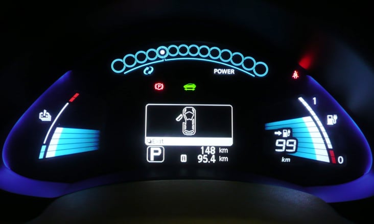 Nissan Leaf Dashboard Display 2